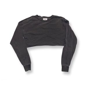 Joah Brown Cropped Long Sleeve